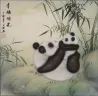 Happy Times Pandas Asian Panda Painting