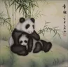 Panda Bears Asian Art