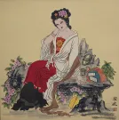 Tang Dynasty Beautiful Woman Asian Art
