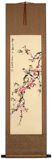 Spring Colors - Chinese Birds and Flowers Scroll