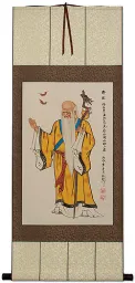 Longevity Saint Of Ancient China Wall Scroll