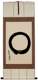 Enso Japanese Symbol - Large Wall Scroll