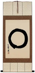 Enso Japanese Symbol - Large Wall Scroll