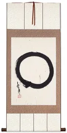 Enso Japanese Symbol - Large Wall Scroll