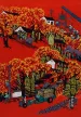 Mountain Village<br>New Look<br>Chinese Folk Art Painting