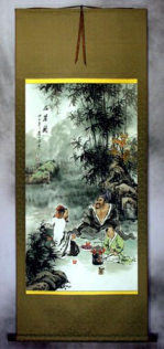 High Quality White Tea - Wall Scroll