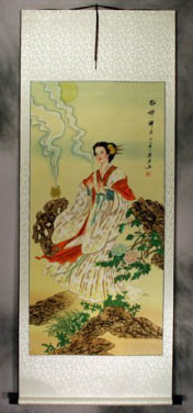 Diao Chan - Famous Beauty of Ancient China - Wall Scroll