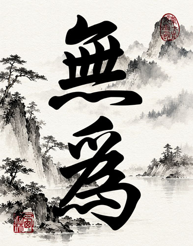 Wuwei Calligraphy Print