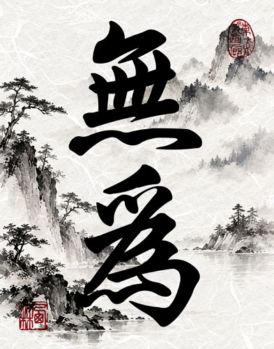 Wuwei Calligraphy Print