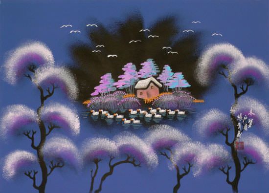 Winter Dream - Chinese Folk Art Painting