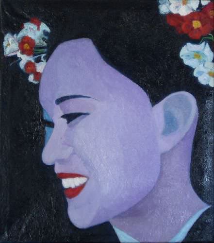 Face of Beauty - Japanese Oil Painting