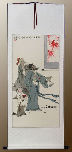 Art of an Artist Wall Scroll
