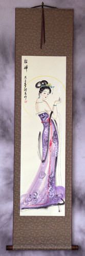 Diao Chan - Famous Beauty of China Wall Scroll