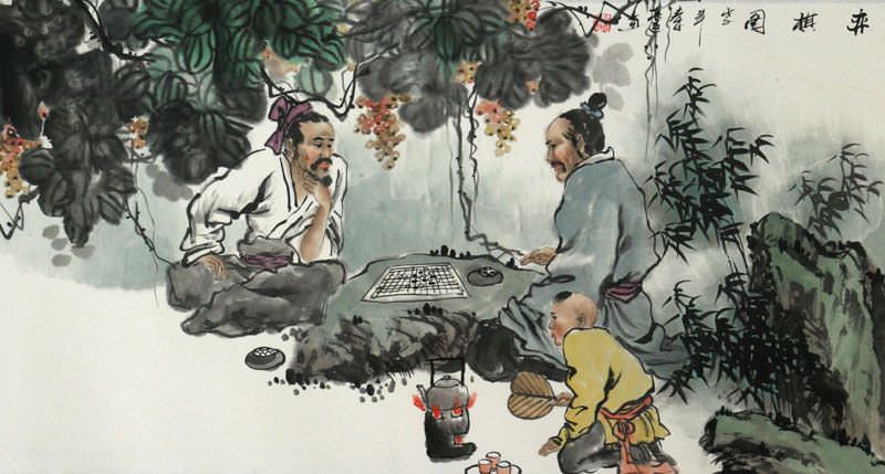 Chinese Chess - Ancient Style Painting