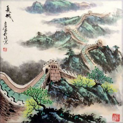 The Great Wall of China - Landscape Painting