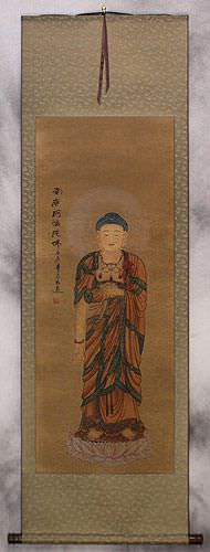 Buddha's Image - Partial-Print Wall Scroll