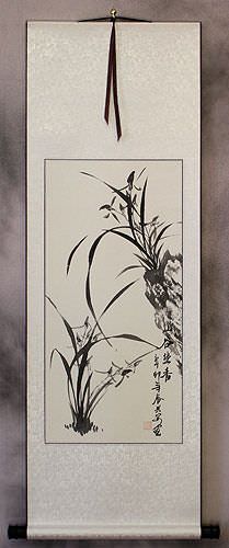 Quiet Secluded and Fragrant Valley - Wall Scroll