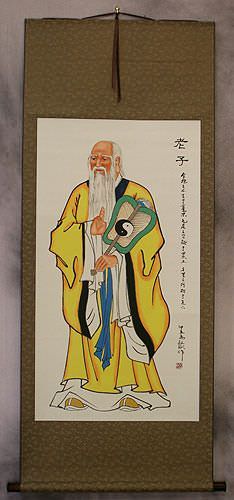 Wise Lao Tzu of China Wall Scroll