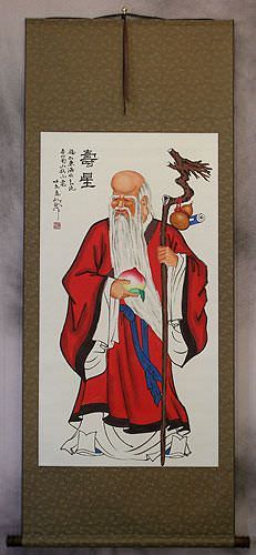 Longevity Star Wall Scroll