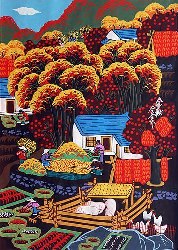 Golden Autumn - South China Peasant Art