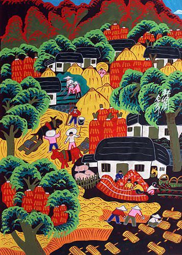 Autumn Harvest - China Peasant Art