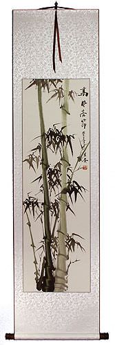 Colorful Asian Bamboo Wall Scroll