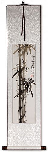 Fresh Bamboo Wall Scroll
