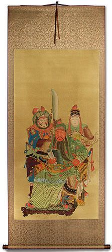 Three Brothers - Partial-Print Wall Scroll