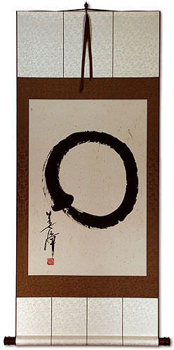 Enso Zen Circle Wall Scroll