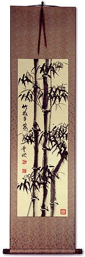 Safe and Sound Bamboo Wall Scroll