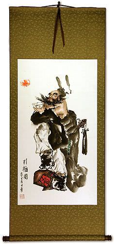 Zhong Kui Ghost Warrior - Wall Scroll