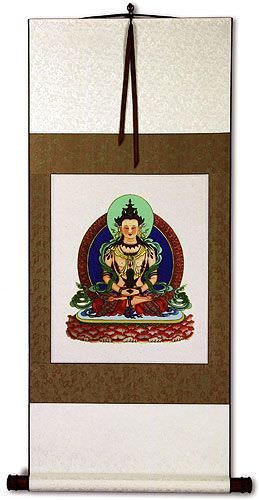 Buddha Deity Print - Wall Scroll