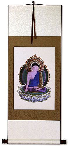 Buddhist Deity Print - Buddha Repro - Wall Scroll