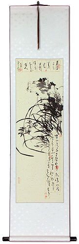Classic Orchid Wall Scroll