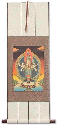 Buddha Altar Print - Wall Scroll