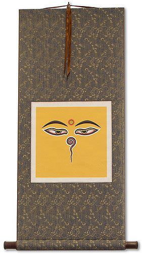 Eyes of Buddha - Print Wall Scroll