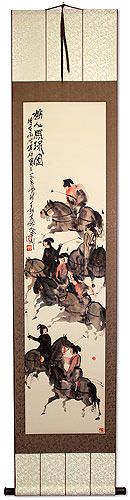 Riders on Horseback - Horses Wall Scroll