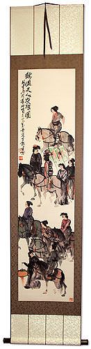 Riders on Horseback - Horses Wall Scroll