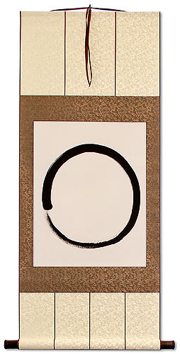 Enso - Buddhist Circle Symbol - Wall Scroll