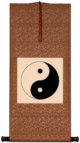 Yin Yang Symbol - Wall Scroll