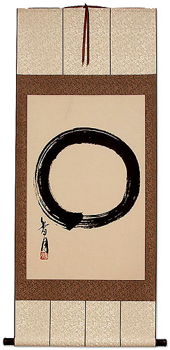 Enso Zen Circle Wall Scroll