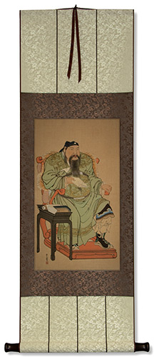 Portrait of a Chinese Man - Tojinbutsu - Print Reproduction Wall Scroll