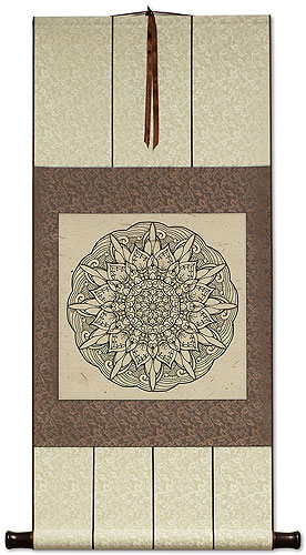 Mandala Coloring Book - Giclee Print Scroll