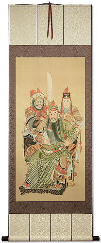 Three Brothers - Chinese Print Wall Scroll