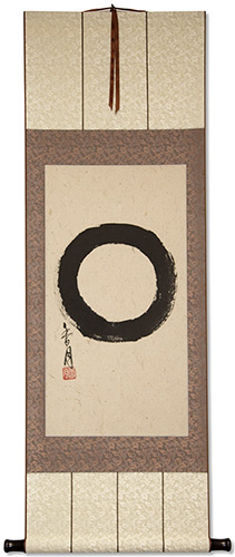 Authentic Japanese Enso Symbol - Wall Scroll