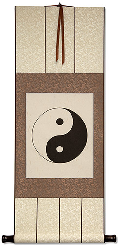 Yin Yang Symbol - Chinese Philosophy Wall Scroll