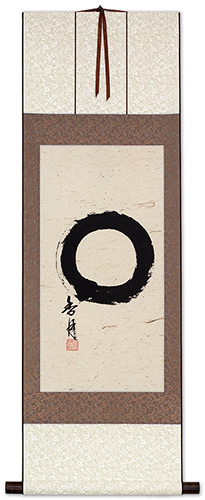 Authentic Japanese Enso Character - Wall Scroll