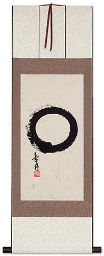 Authentic Japanese Enso Character - Wall Scroll