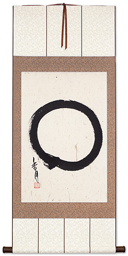 Enso Japanese Symbol - Large Wall Scroll