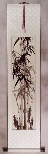 Traditional Bamboo Wall Scroll